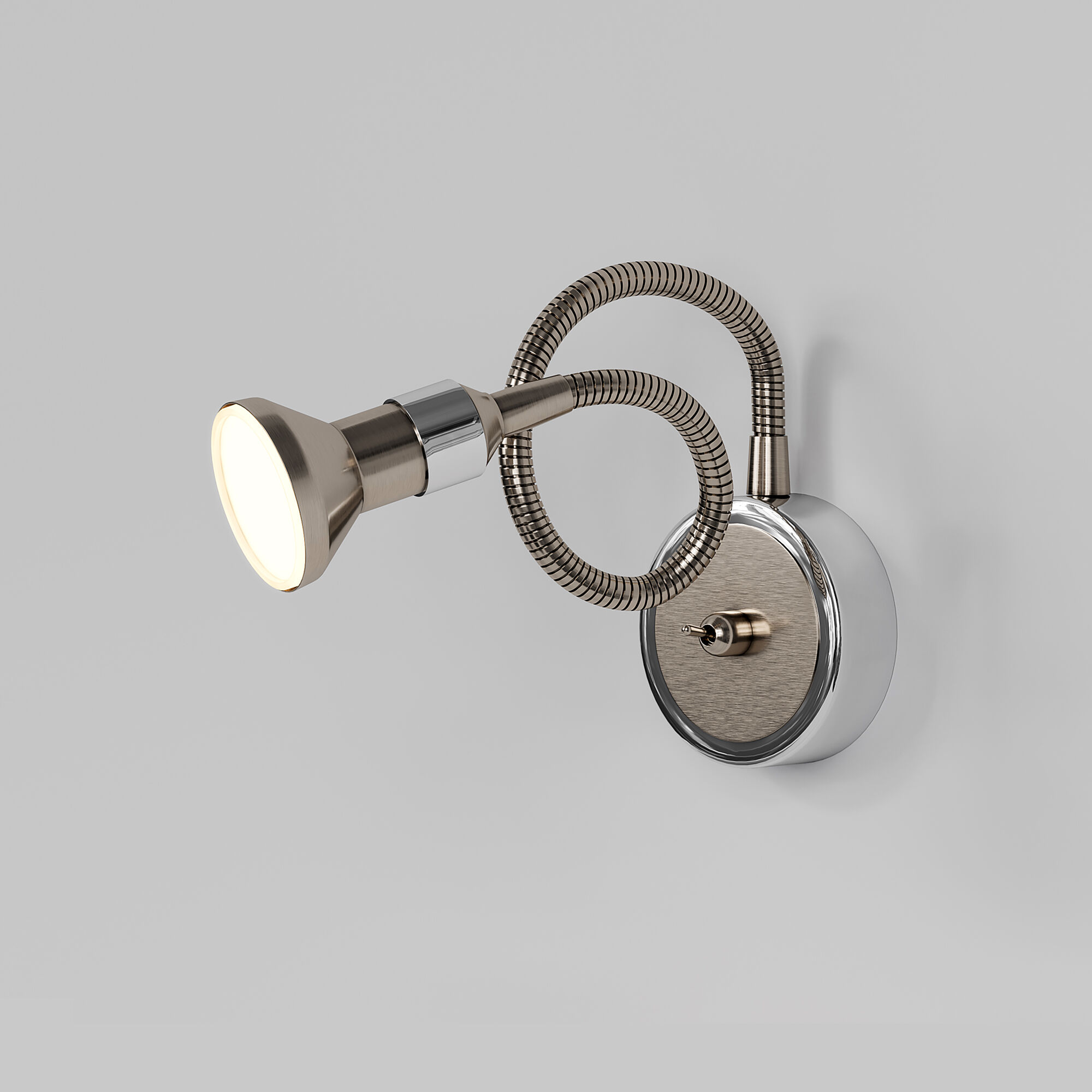 Интерьерная подсветка Elektrostandard Plica 1215 сатинированный никель / хром