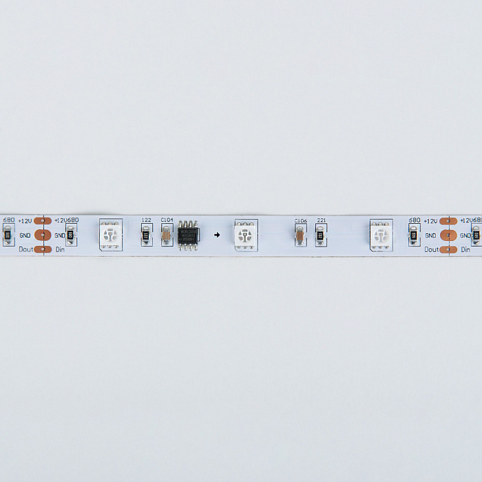 Светодиодная лента для помещений Elektrostandard Лента светодиодная 12V 7,2W 30Led 5050 IP20 RGB, 5м