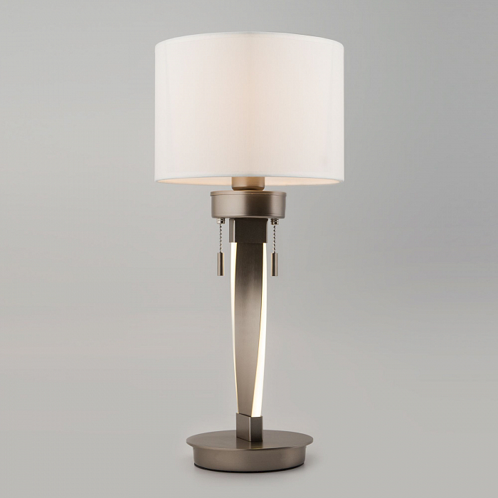 Настольная лампа интерьерная Bogate's 993 белый / никель