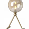 Настольная лампа интерьерная Crystal Lux FRANCISCA LG1 GOLD/COGNAC