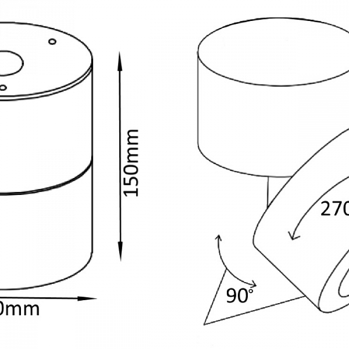 Светильник Crystal Lux CLT 412C WH