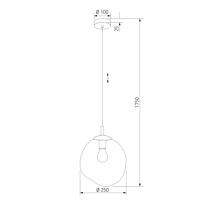 TK Lighting 11327 Lava Sabia